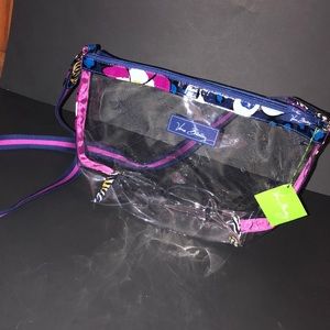 Clear Vera Bradley Crossbody!!!